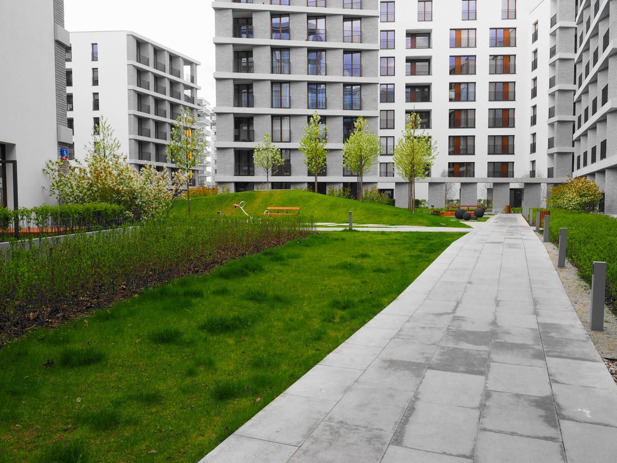 Magazynowa Airport Apartments Warschau Exterior foto
